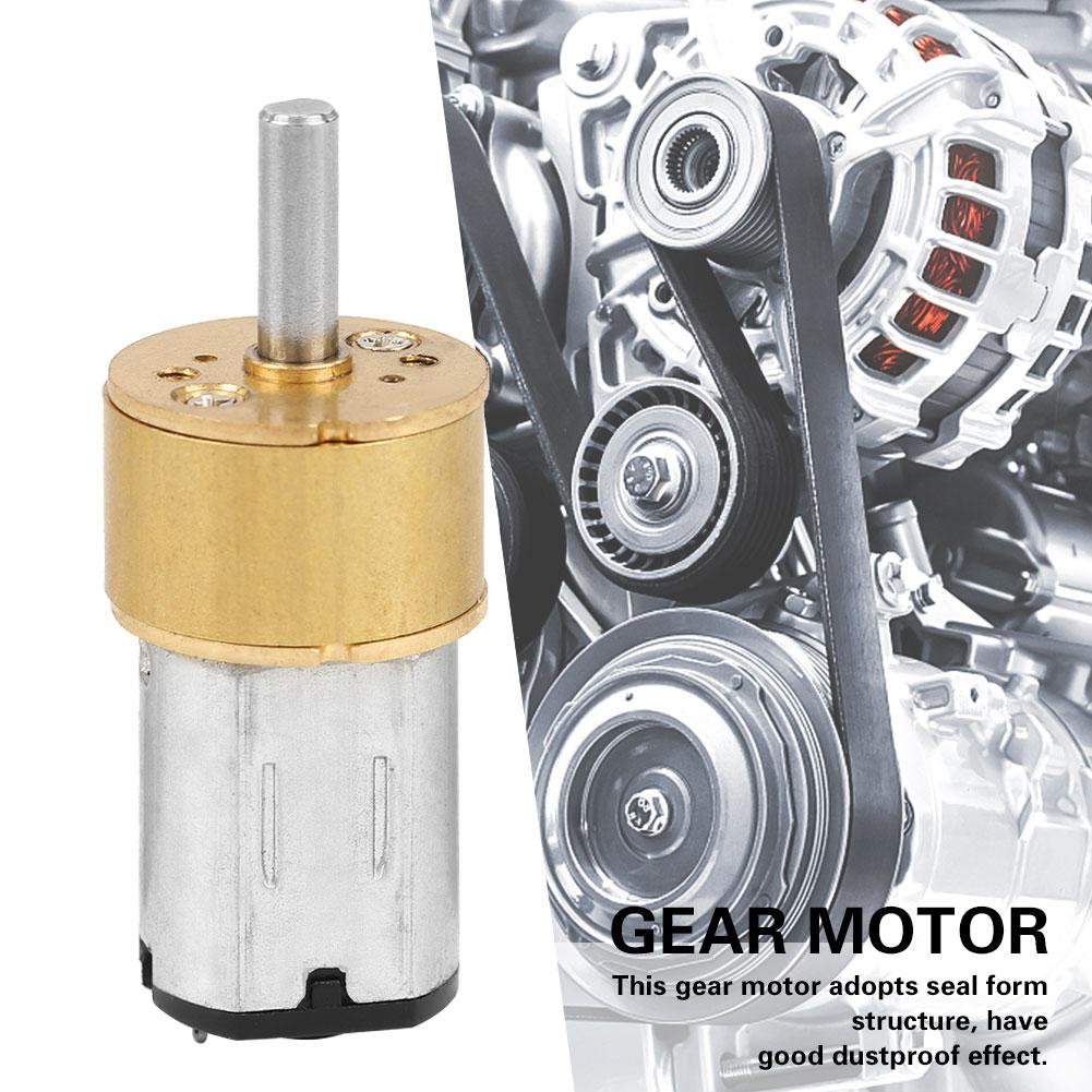 

DC6V 14MM N20 Micro Metal Gear Box Dustproof Motor For Robot DIY (100RPM)