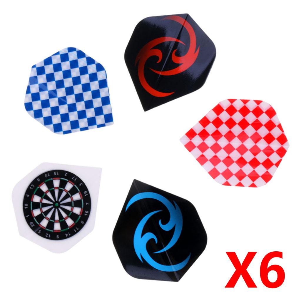 Standard Dart Flights PET Material Durable Professional Darts Accessories for Steel Tip and Soft Tip Darts Game