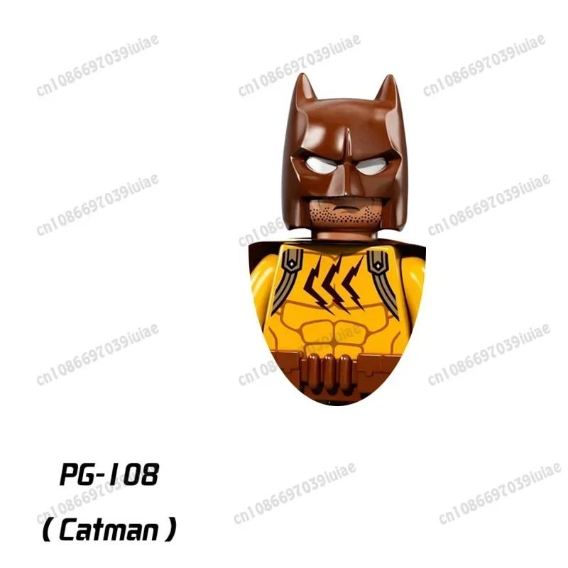 PG8032  BEAST KINGDOM Super Hero Clown Ivy Harley Quinn Catwoman Robin Bricks Cartoon Character building block Birthday Present