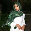 Watercolor Series Modal Cotton Shawl Satin Polyester Long Scarf Ethnic Headscarf Women'S Scarf
