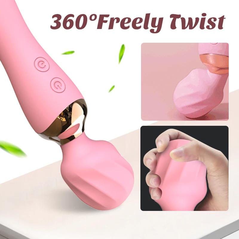 10 Speeds Powerful Female Vibrator AV Magic Wand G-Spot Massager Sex Toys Women Clitoris Stimulate Things for Adults Supplies