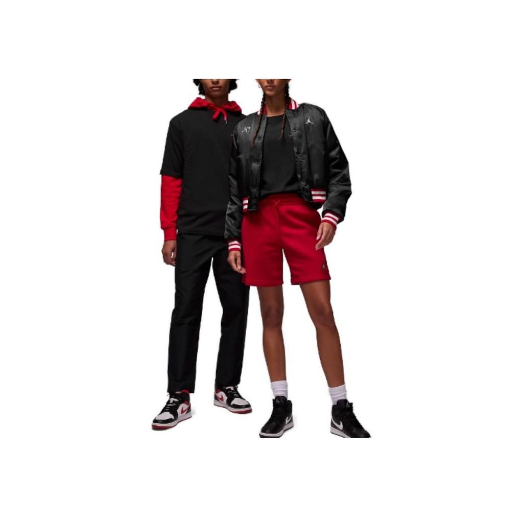 Jordan Loose Round Neck Pattern Print Short Sleeve T-Shirt Unisex Tops Black FD7011-010