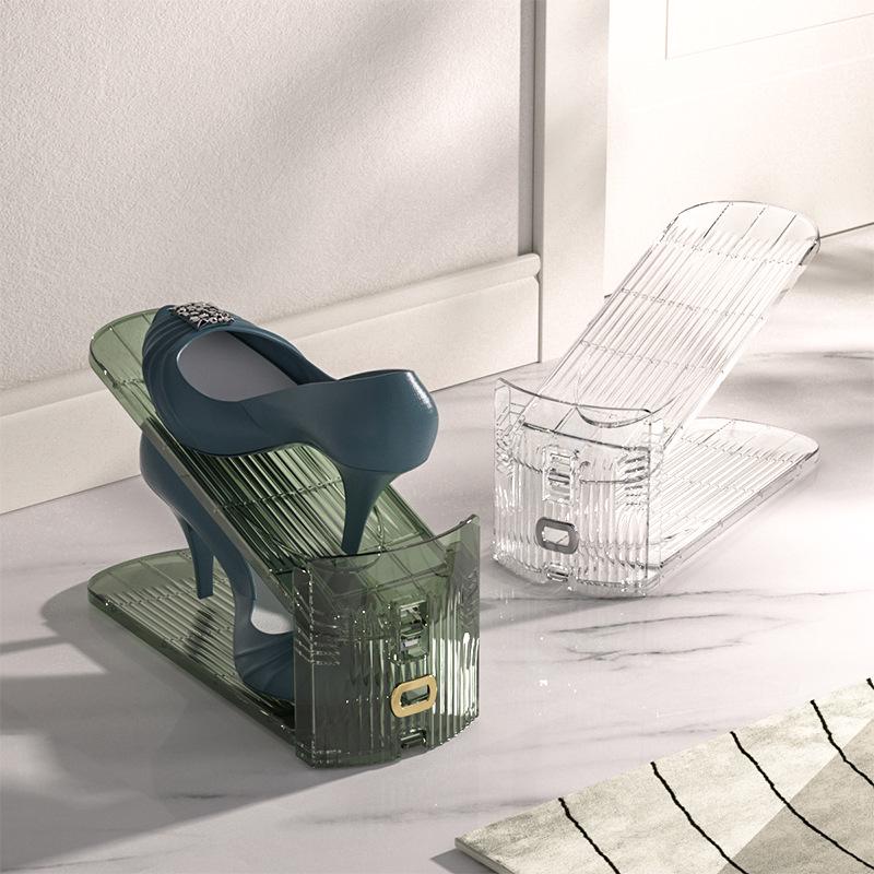 Adjustable Two-Layer Luxury Shoe Rack Cabinet: Space-Saving Shoe Storage Solution