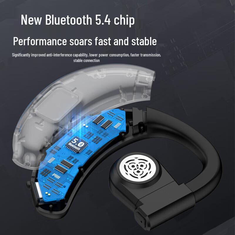 OKSJ I6 Air Conduction Ear-hook Bluetooth Headset