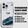 For iPhone 16 Pro 15 Pro Max 14 Plus 13 12 11 Phone Case Heart Pattern Clear Soft Silicone Slim Shockproof Transparent Lens Protection Bumper Cover