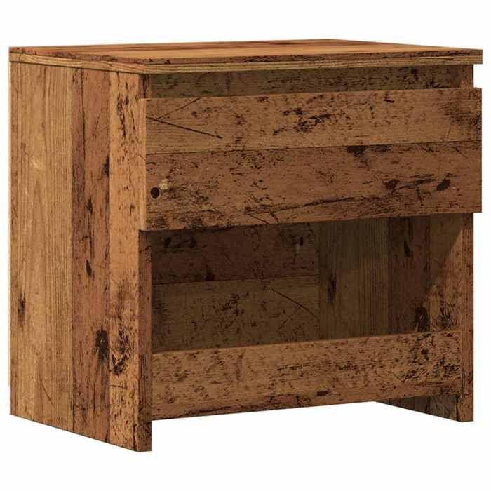 VidaXL Bedside Table Old Wood 40x30x39 Cm Engineered Wood, Side Table, Bedside Cabinet, Side Table for the 856406