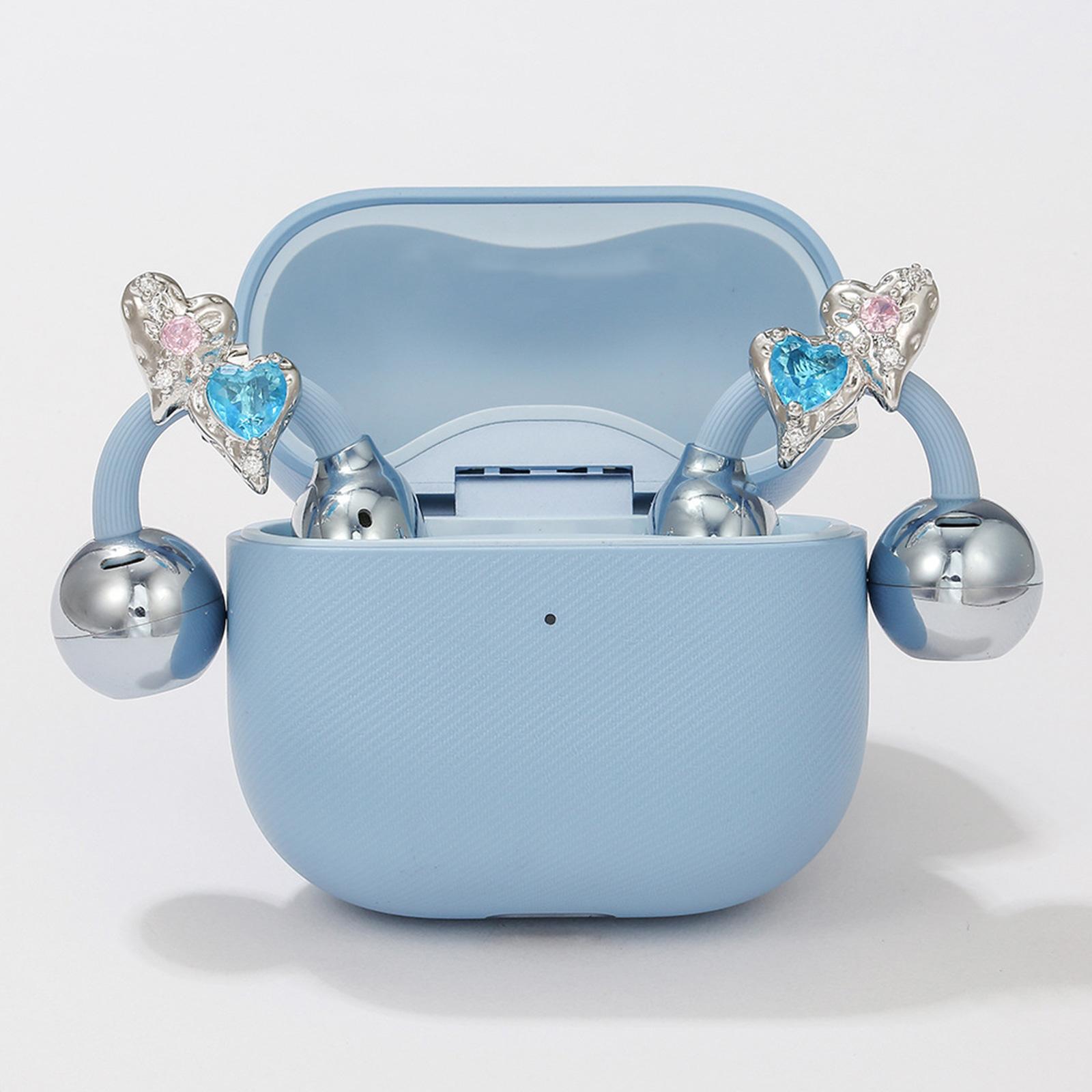 

Fashionable Metal Ear Clip Covers For Freeclip 1 And 2nd With Lovely Double Color Hearts 1