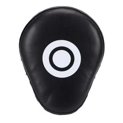 Pugilato Mitt Curvo per Focus Punching in Pelle PU con Cinturino Regolabile per Allenamento Taekwondo Nero Bianco