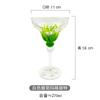 Hand Painted Margarita Glass  Moroccan Collection Glassware Unique Decorative Margarita Glasses Kitchen Table Décor