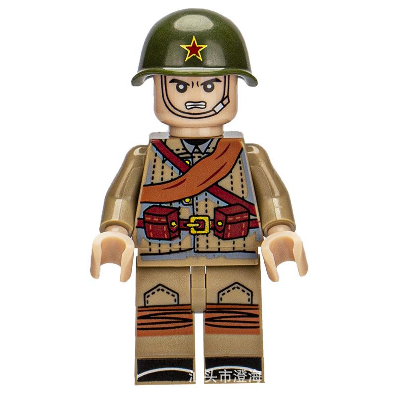 Military Building Block Doll Collection Series Building Block Children'S Toy Assembly