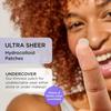AUSLKA Beauty Ultra-thin Breathable Hydrocolloid Facial Microneedle Pimple Patches Fragrance 12 Patches + 10 Cleansing Cotton