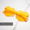 Candy Color Heart Shape Ocean Personality Frameless Children's Sunglasses Fashion Candy Love Sunglasses