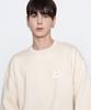 GRAVER [Unisex] Small Cloud Drawing Smile Sweatshirt_Cream