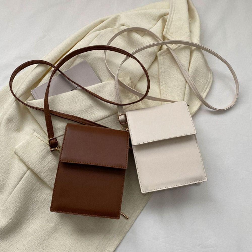 Portable Crossbody Tote Bag Simple Ladies Messenger Bag Korean Style Small Shoulder Bag  Women