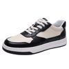 Designer Luxury Cowhide Casual Shoes Men Spring Autumn Sneakers Lace Up Oxfords Youth Breathable Outdoor Sport Flat Shoes Male