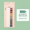 200Sheets Colorful Transparent Fluorescent Index Tabs Pet Sticky Note Page Marker Planner Stickers Office School Supplies