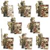 Compatible with  Building Block Series Ghost Police SWAT Shield Warrior Special Forces Small Particle Building Block Toy