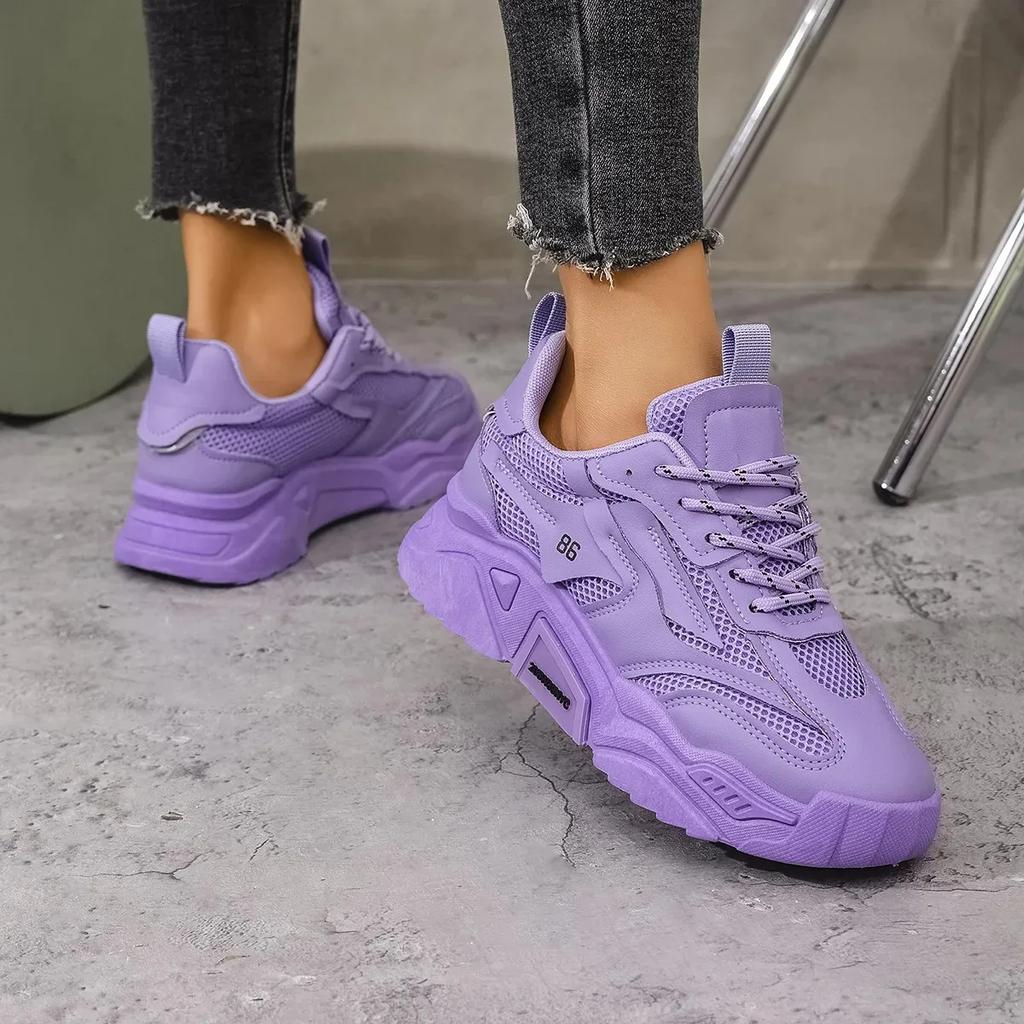 Summer Women Platform Shoes Casual Sports Shoes Versatile Soft Bottom Breathable Running Shoes Sneakers Women Zapatos De Mujer