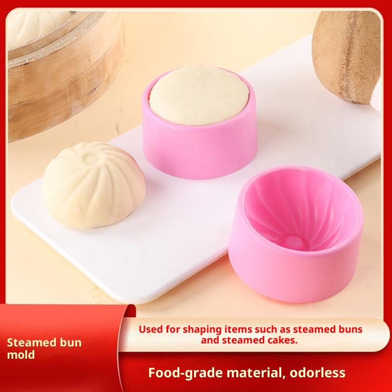 4 Pezzi Timbro per Panini del Festival di Metà Autunno - Stampo Tradizionale Cinese per Panini Pressa per Ravioli Produttore di Dim Sum Stampo in Plastica Fatto in Casa per Xiaolongbao