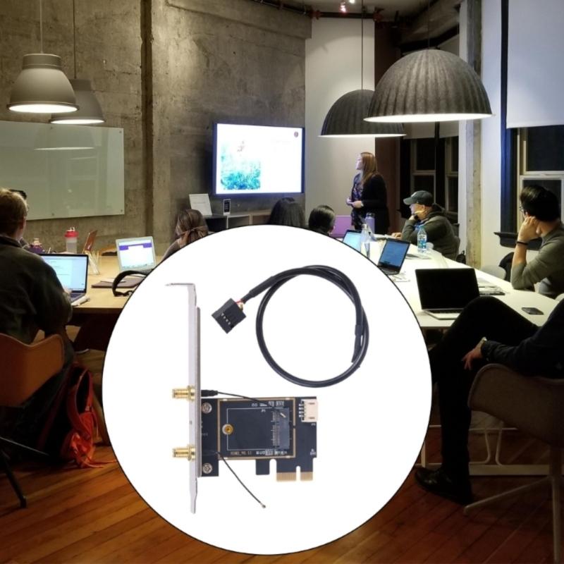 Drahtlose Netzwerkkarte Adapter M.2 NGFF zu PCIE WiFi Netzwerkkarte Konverter PCIE zu M.2 NGFF Karte Passiver Adapter
