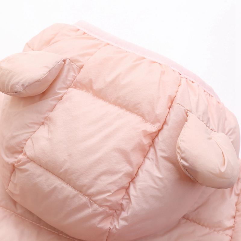 1-6 let Dětský teplý kabát s kapucí Zimní bunda na zip