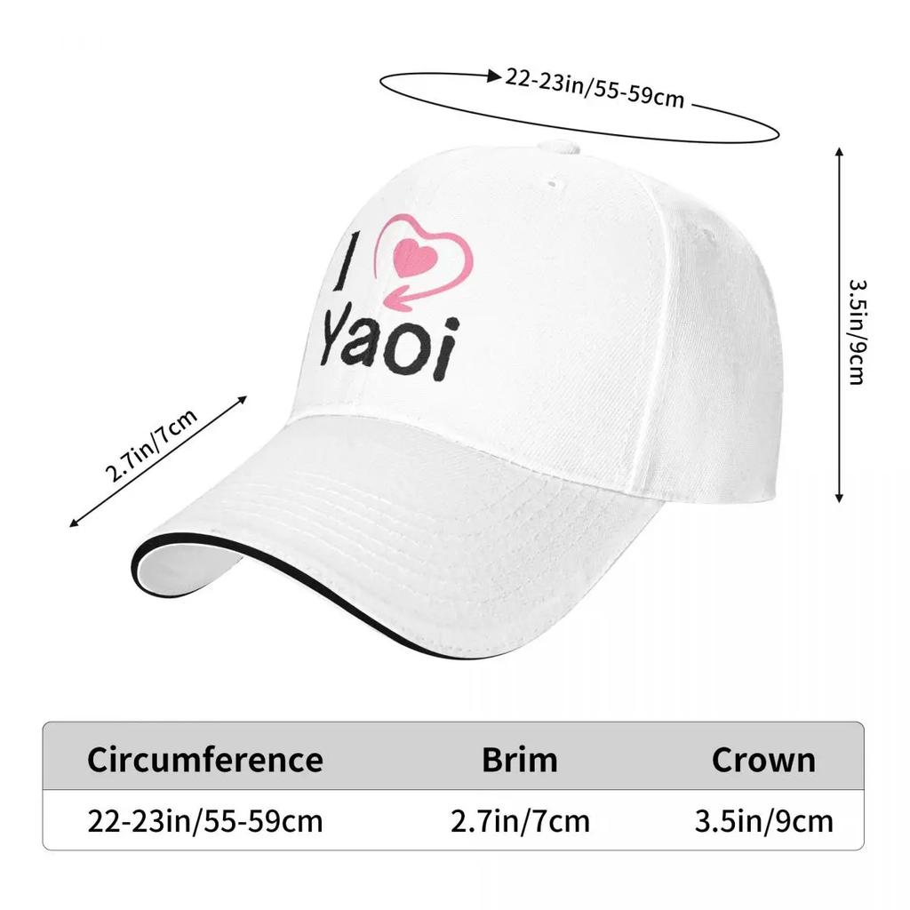 Baseball Caps I Love Yaoi Trending Casquette Unisex Sport Spring Caps