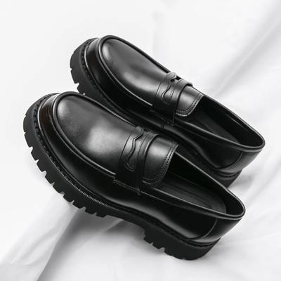 FashionLeather Shoes Men Loafers Fashion Luxury Male Mens Man Platform Breathable Flats Shoes for Men Luxury Designer Shoes