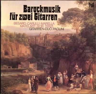 LP Record DUO COMPANYPAOLINI Barockmusik Fr Zwei Gitarren FSM33054 FSM Vox Germany Classical Used