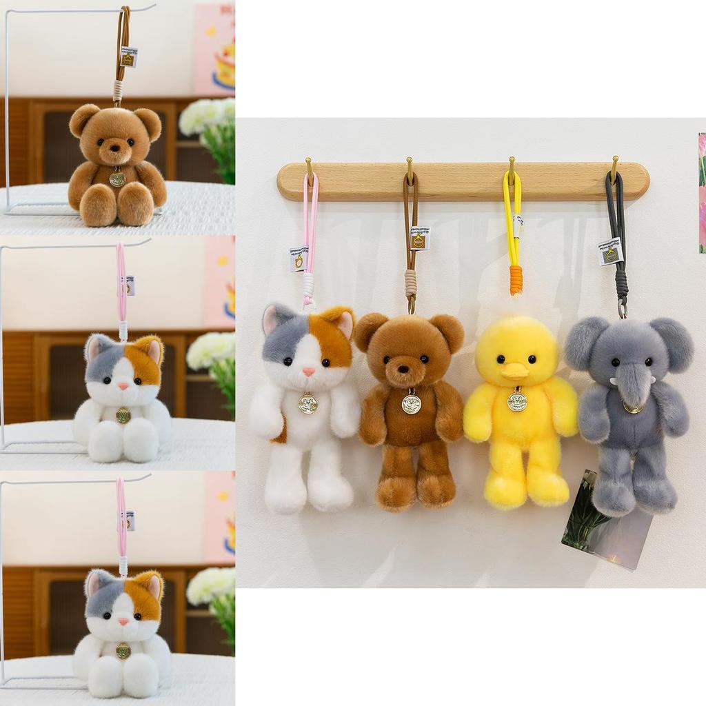 Plush Bunny Pendant Soft Toy For Kids Gift And Backpack Decoration