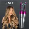 5-in-1 Multifunctional Hot Air Comb: Automatic Curling & Straightening Hair Tool & Dryer