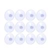 25PCS Rails Rubber Storage Suction Cup Sucker Pad Clear Plastic Hook