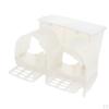 Automatic Trough Birds Cups Feeder Drinking Basin for Wilds Parrots