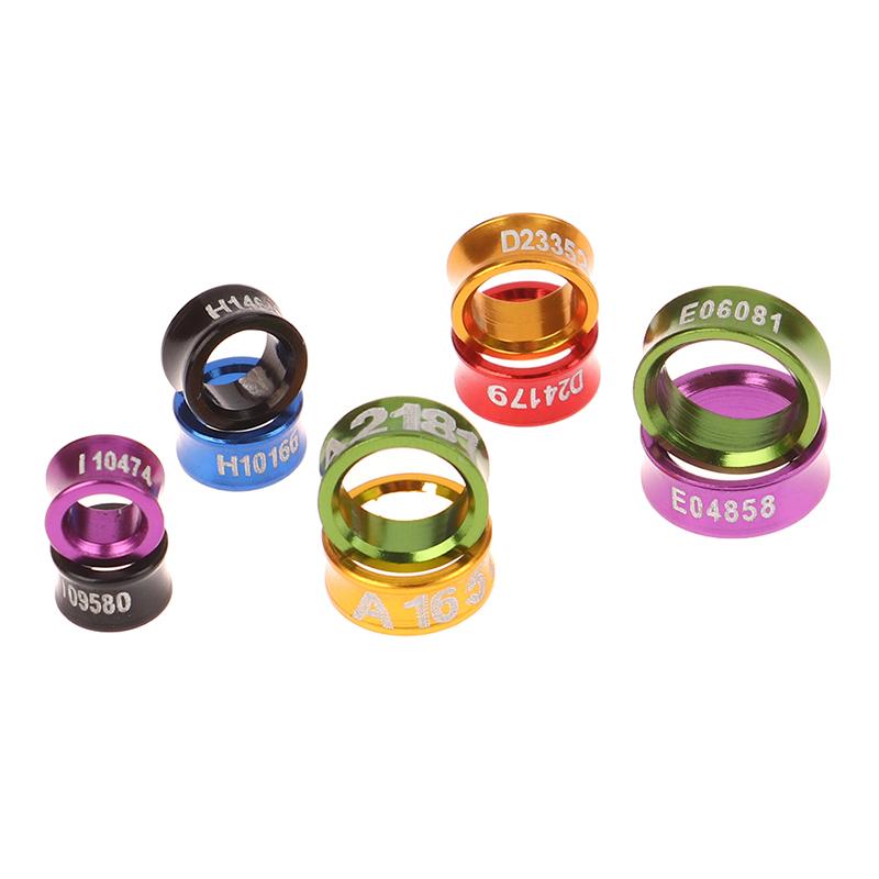 10ks kroužků na papouščí nohy kroužky na holubí nohy Identifikace krmení papoušků ptáků