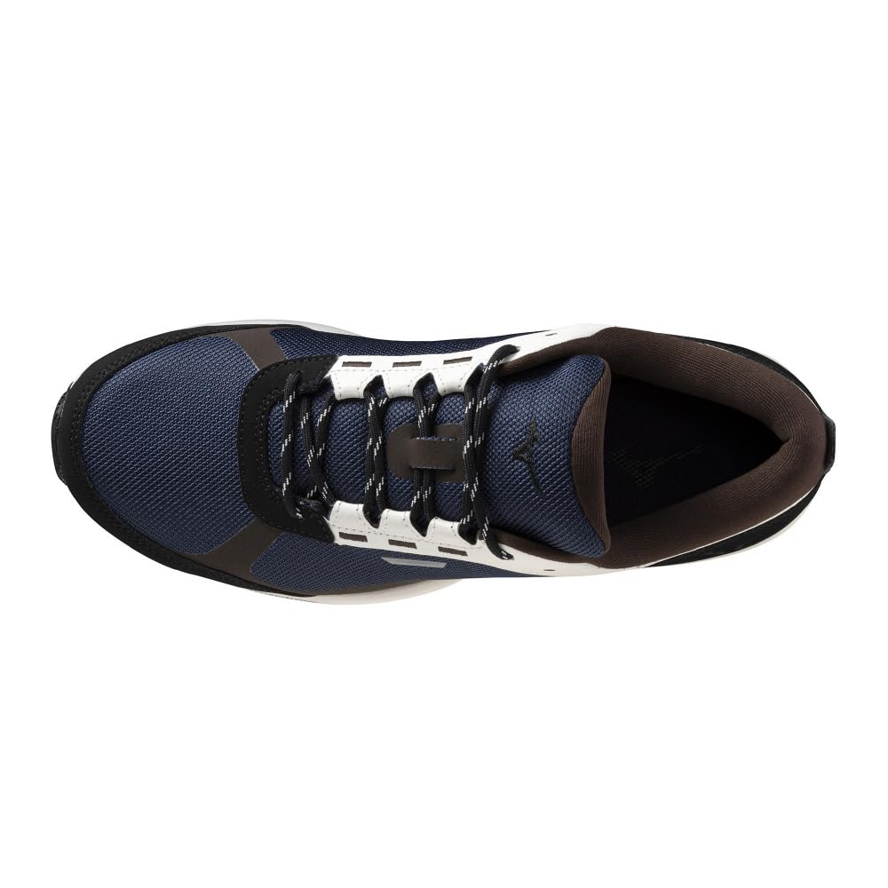 Mizuno WAVE CrossE Energy Walking Wide Casual Size 3E XE-1 Shoes, Lightweight, Fit, Sneakers, Blue/Black, 26.5 cm,