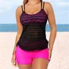 Two-piece High Waist Lace Bikini Swimsuit For Women