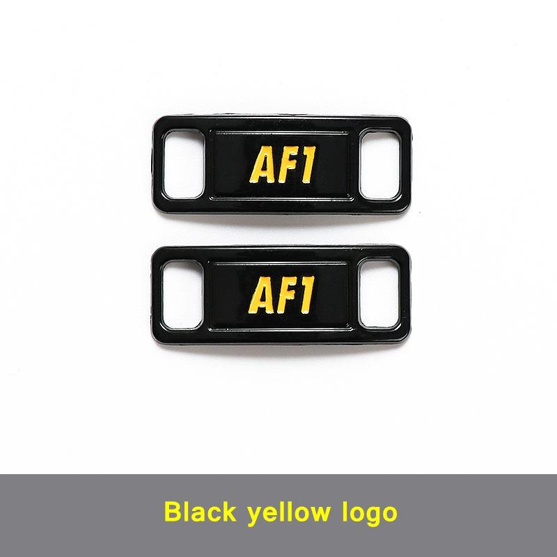 NEW 1 Pair Metal Shoelaces Buckle AF1 Shoe Decoration Suitable for All Shoes Sneakers Shoes Accessories Flat Shoelace Buckle