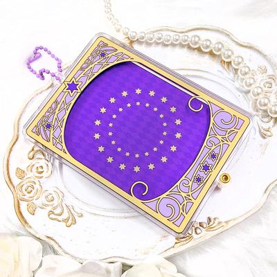 Akrylowa ramka Axta Figura Ołtarz Urodziny Festiwal Oshi Akryl Fioletowy Ota Katsu Aniota Gadżety Anime Dekoracja Gadżety Oshi Katsu (Tarot) Przechowywanie,