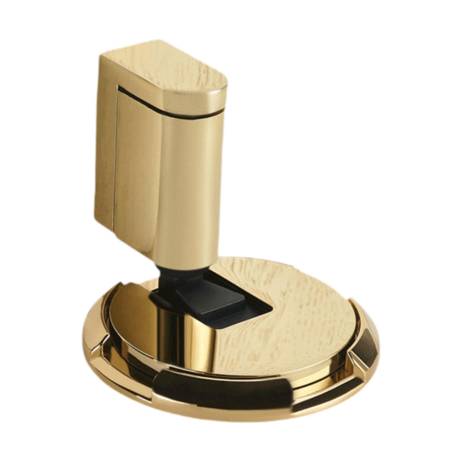 

Дверной стопор ветрозащитный для нижней части двери цинковый сплав регулируемый дверной присос золотой