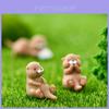 Schattige Doe-het-zelf Hars Ottersleutelhanger Charmante Cartoon Miniatuur Cadeau Decoratie