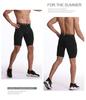 Running Fitness Compression Shorts with Pockets, Sweat-Wicking, Quick-Drying, and Stretchy