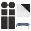6Pcs Trampoline Mat Hole Fix Patches With Scraper Trampoline Repair Adhesive Patches for Holes and Tear Enduring