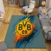 BVB09 Flannel Pattern Square Carpet,Area Rug,Carpet Rug for Living Room Bedroom Sofa Playroom Decor,Non-slip Floor Mat