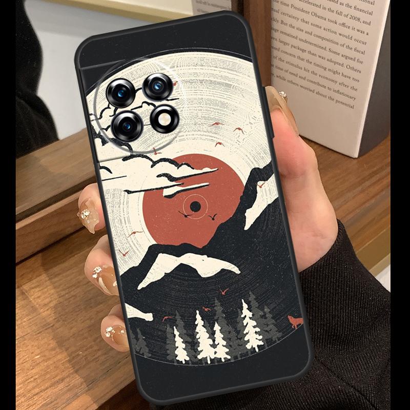 Wild MountainsMoon Lake Case For OnePlus 15 13 12 11 10 15R 13R 12R 10T 13T OnePlus Nord 5 CE 4 3 Lite N20 N30 Cover