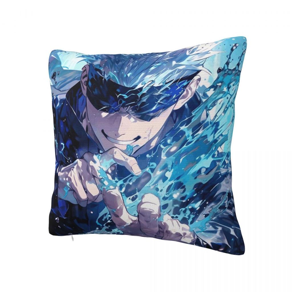 Gojo Satoru Jujutsu Kaisen Pillow Case Cushion Cover Soft Design Pillow Cover Kawaii Pillowcases For Office Car Home Decorative