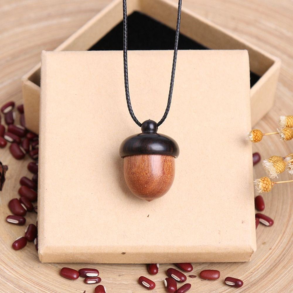 Rope Chain Chinese Style Jewelry Gawu Box Long Necklace Female Necklace Ebony Necklace Braided Rope