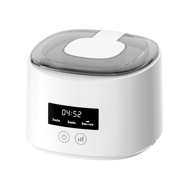 USB Electric Ultrasonic Cleaner Machine Multi-Function Denture Braces Box Cleaning for Invisible Retainer Dental Care