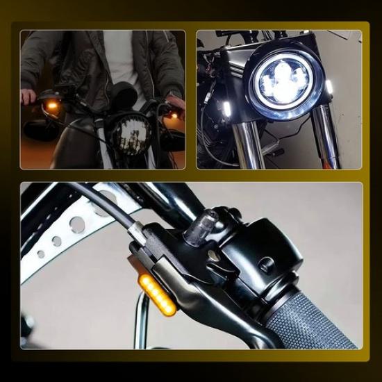 LED smerovky na riadidlách Blinker Bežiace svetlo Pre Harley Sportster 1200 883