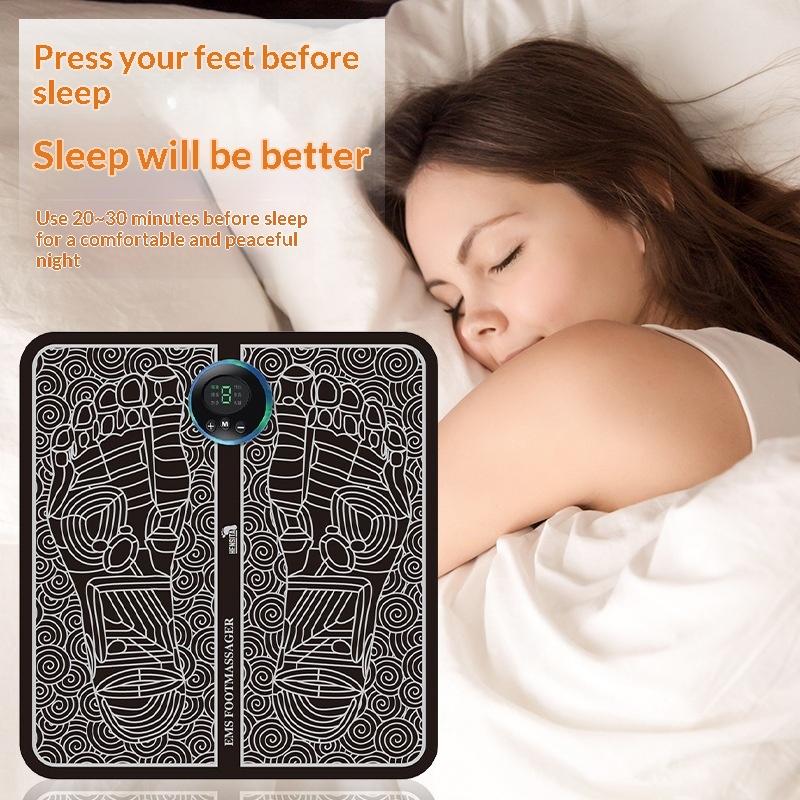 Electric Foot Massager Pad Neck Massage Muscle Massage Fatigue Relief Muscle Vibration Massage Relaxation Trainer