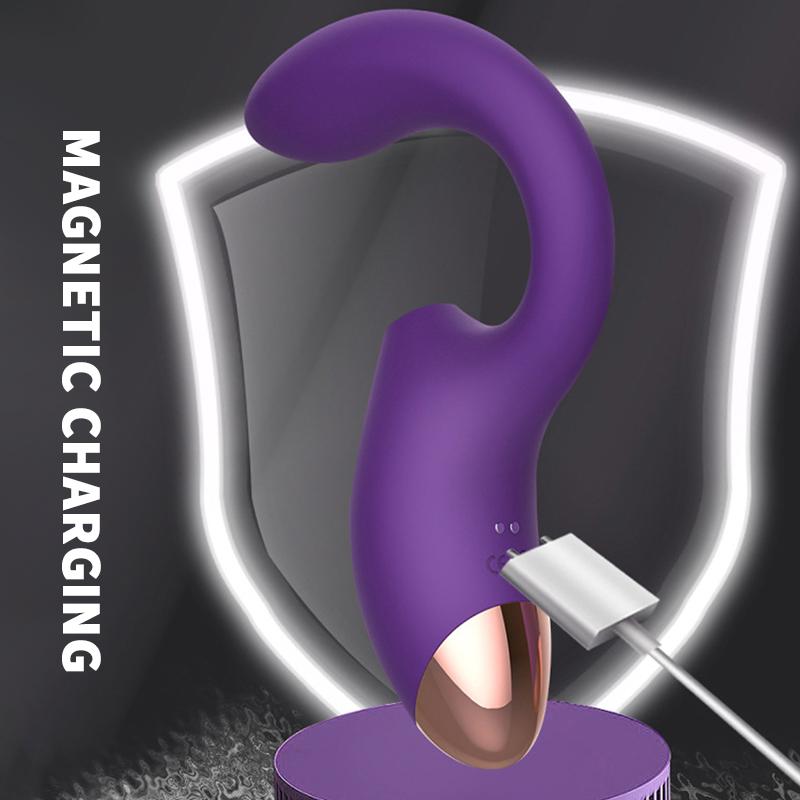 Clitoral Sucking Vibrator 3 In1G Spot Clit Dildo Vibrators Waterproof Rechargeable Clitoris Stimulator with 10 Suction Vibration