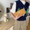 In Stock: Retro Corduroy Pencil Case - Solid Color, Simple Design for High School Students